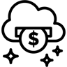 云计算 线条 图标