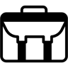 公文包 双色调 图标