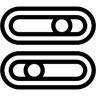 زر خط أيقونة
