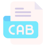 cab file flat icon