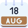 calendario flat icona
