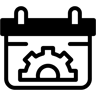calendario dúo tono icono