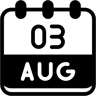 calendar duotone icon