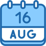 calendar two-color icon