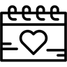 calendar line icon