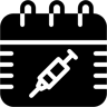 Impfplan gefüllt Icon