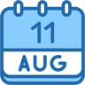 calendar two-color icon