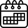 تقويم line أيقونة