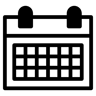 日历 duotone 图标