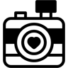 相机 duotone 图标