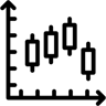 蜡烛图 线条 图标