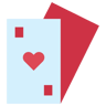 Spielkarten flat Icon