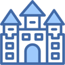 castle two-color icon