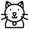 猫 线条 图标