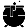 مرجل filled أيقونة