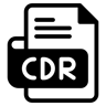 cdr 文件 双色调 图标