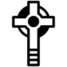 الصليب السلتي ثنائي اللون أيقونة