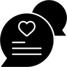 聊天气泡 填充 图标