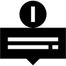 Chatten gefüllt Icon