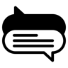 sohbet duotone simge