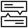 聊天 line 图标