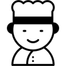 шеф-повар duotone иконка
