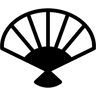 中国粉丝 双色调 图标