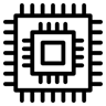 芯片 线条 图标