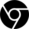 Chrom gefüllt Icon