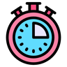 stopwatch lineal color icon