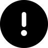 uyarı dolu simge