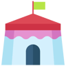 Zirkus flat Icon