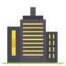 Stadtbild flach Icon