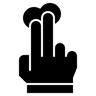 Touch-Screen filled Icon