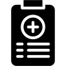 medical report filled icon
