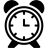 منبه ثنائي اللون أيقونة
