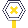 close two color icon
