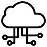 Cloud Computing line Icon