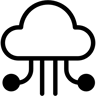 cloud computing duotone icon