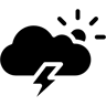 غائم مملوءة أيقونة