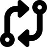 code comparison filled icon