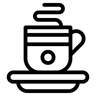 قهوة line أيقونة
