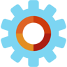 gear flat icon