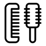 مشط line أيقونة