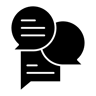 Kommentar filled Icon