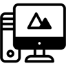 bilgisayar duotone simge