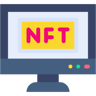 nft marketplace flat icon
