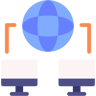 global network flat icon