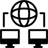 شبكة عالمية duotone أيقونة