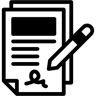Vertrag duotone Icon